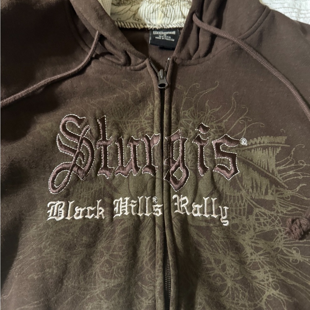 Sturgis Black Hills Rally Brown Hoodie
